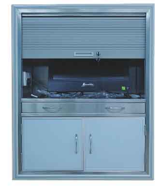 41100系列藏墙式手术室专用柜（电脑柜-铝材款）