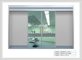 20#内嵌式双开平移门（玻璃）