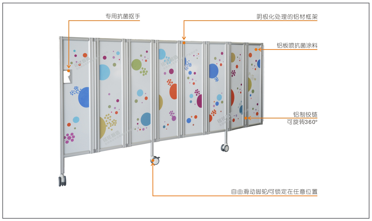 26#医用折叠屏风