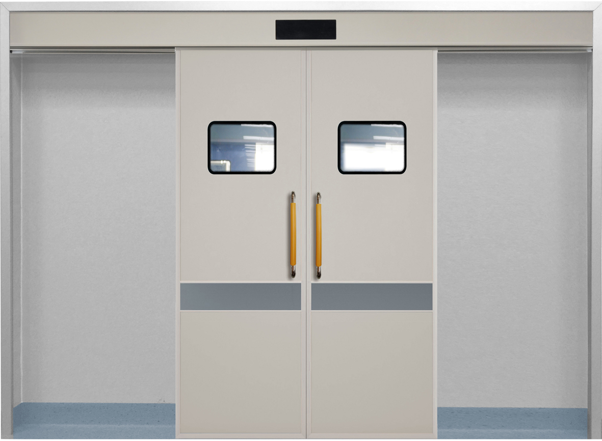 24#内嵌式双开自动平移门（刚制门）