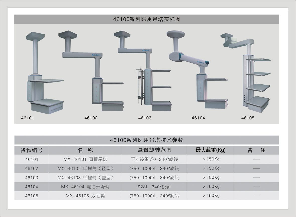 1#MX-46101医用直臂吊塔