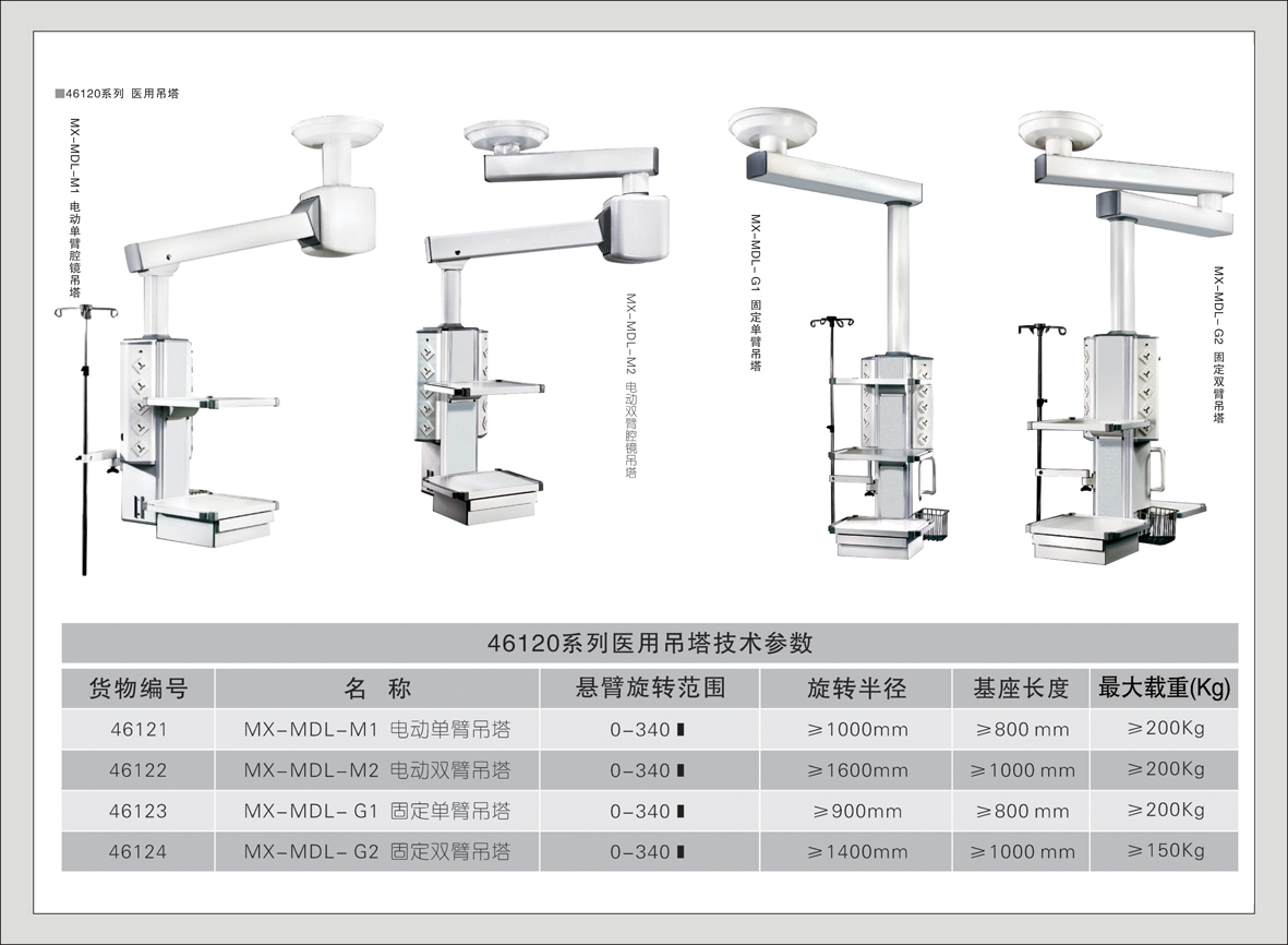7#MX-46122电动双臂腔镜吊塔