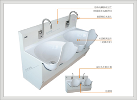 5#47302-02米诺板双人位洗手池(B系列/B3款)